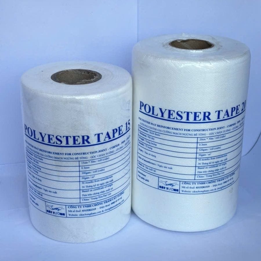 Lưới Polyester gia cố góc chân tường