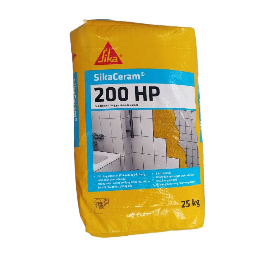 Keo dán gạch Sika Ceram 200 HP - nội ngoại thất cao cấp